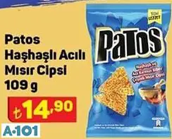 PATOS HAŞHAŞLI ACILI MISIR CİPSİ